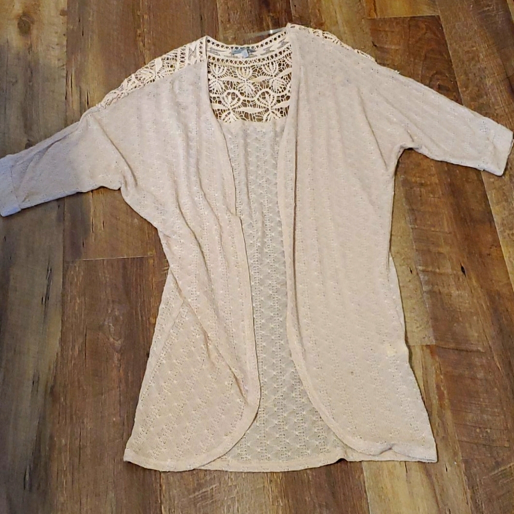 Short sleeve cardigan